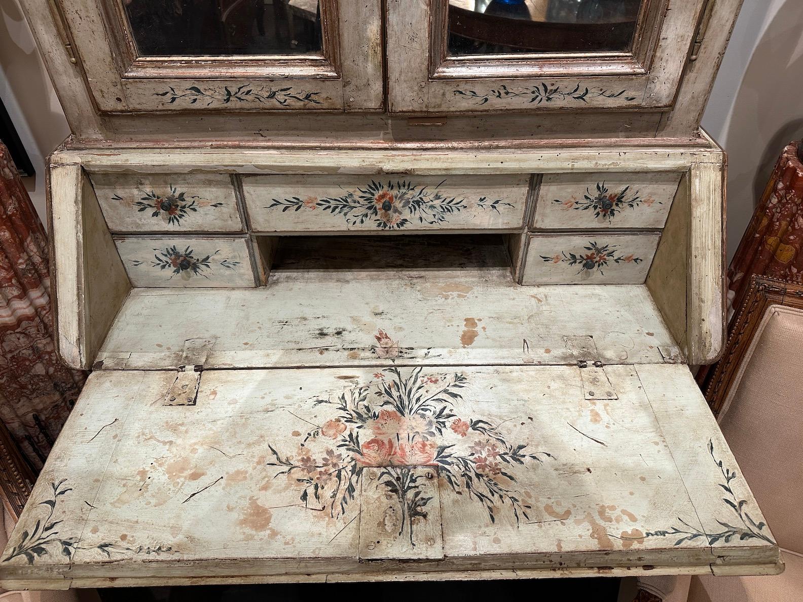 Hand Painted Secretary  For Sale 1