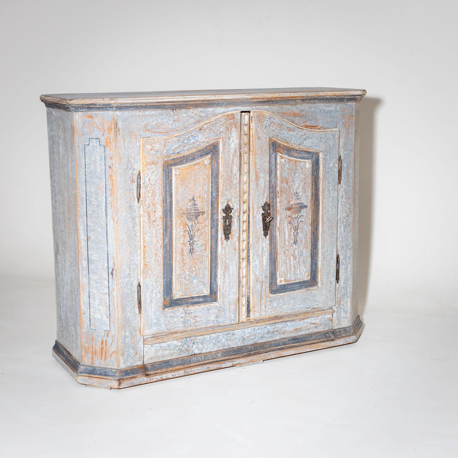 18th Century and Earlier Hand-painted Sideboard, 18th Century For Sale