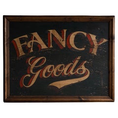 Hand Painted Sign, America, circa 1930