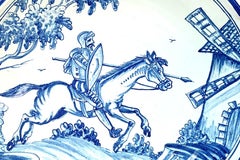 Hand-Painted Spanish Ceramic Charger by P. Arzobispo