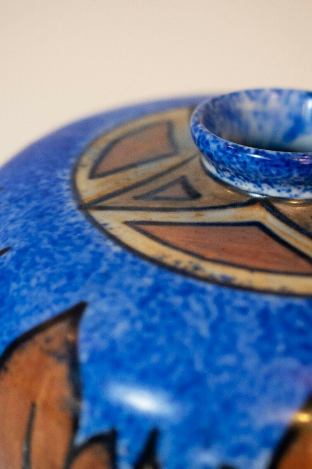 chameleon ware vase