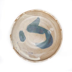 Hand Painted Studio Pottery Plate by Dale Clayton-Morrison '1978'