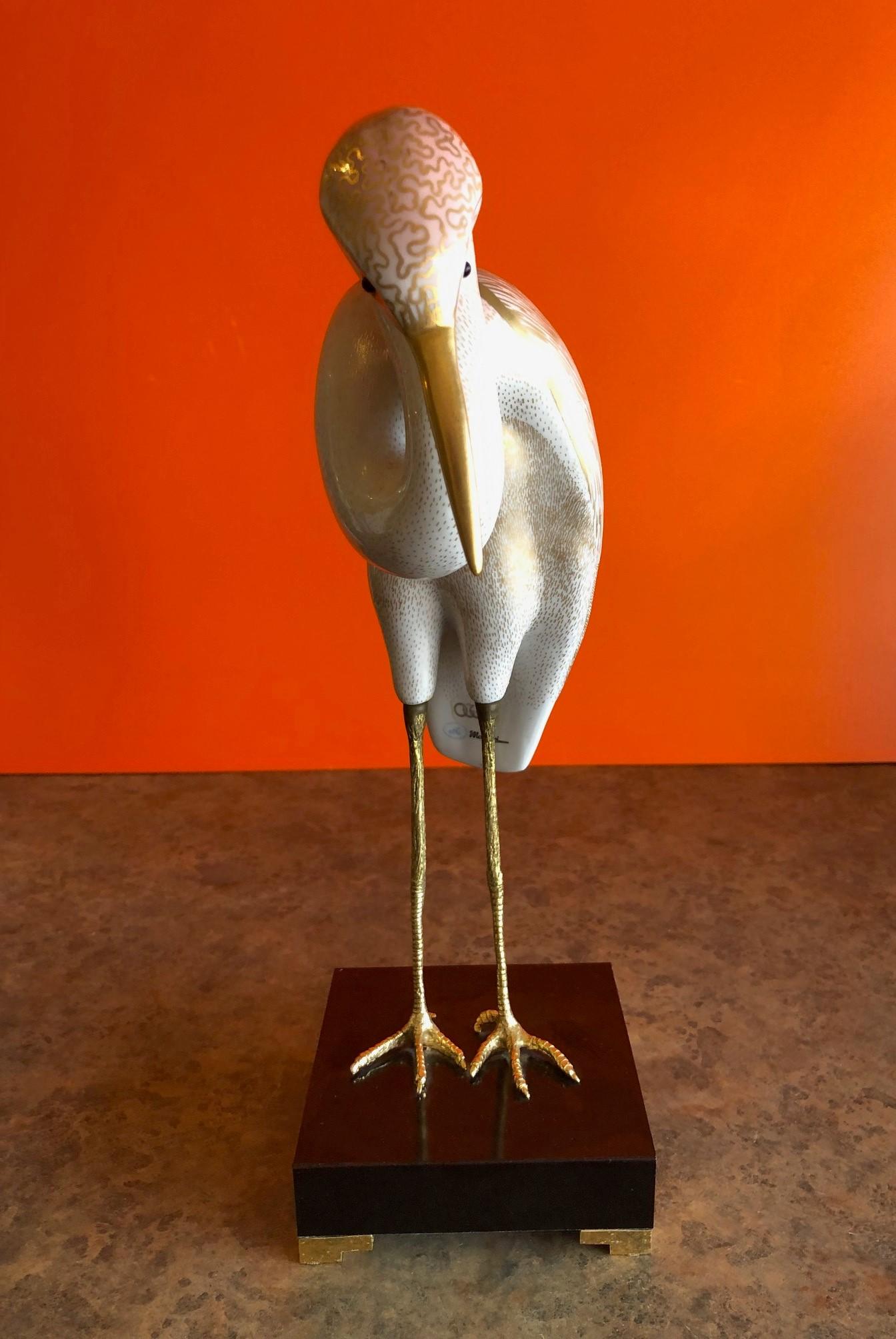 dessin cigogne stylisee