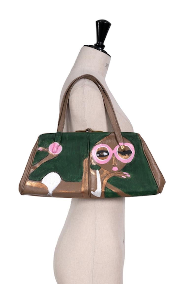 Llamativo bolso vintage de los años 60 