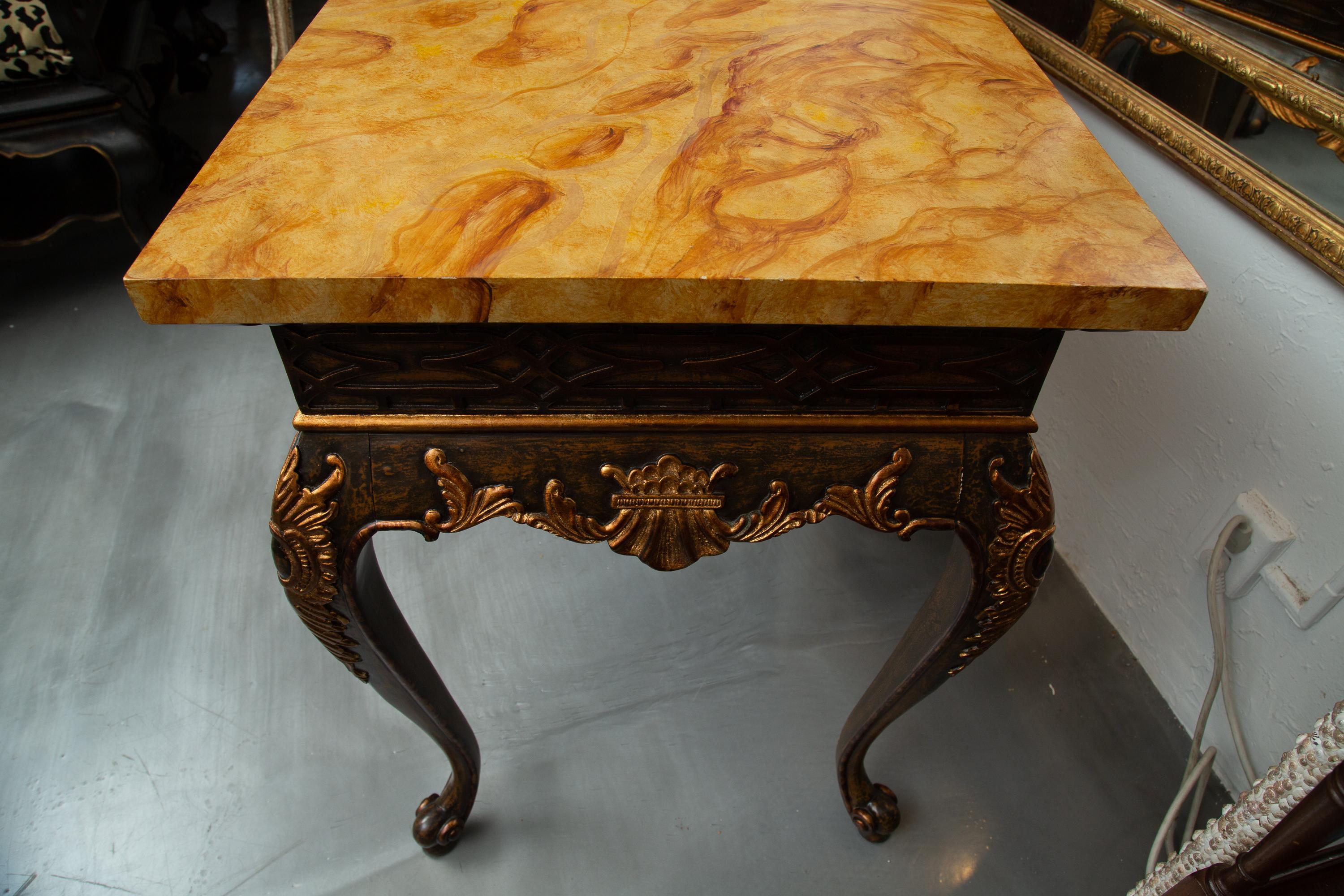 marble tea table