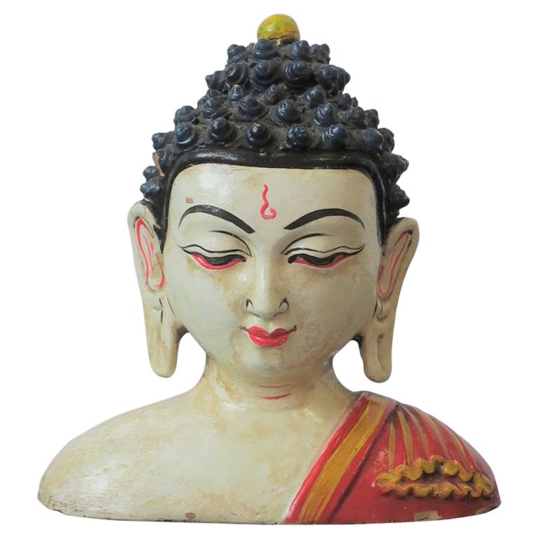 Buddha Head Bust Sculpture