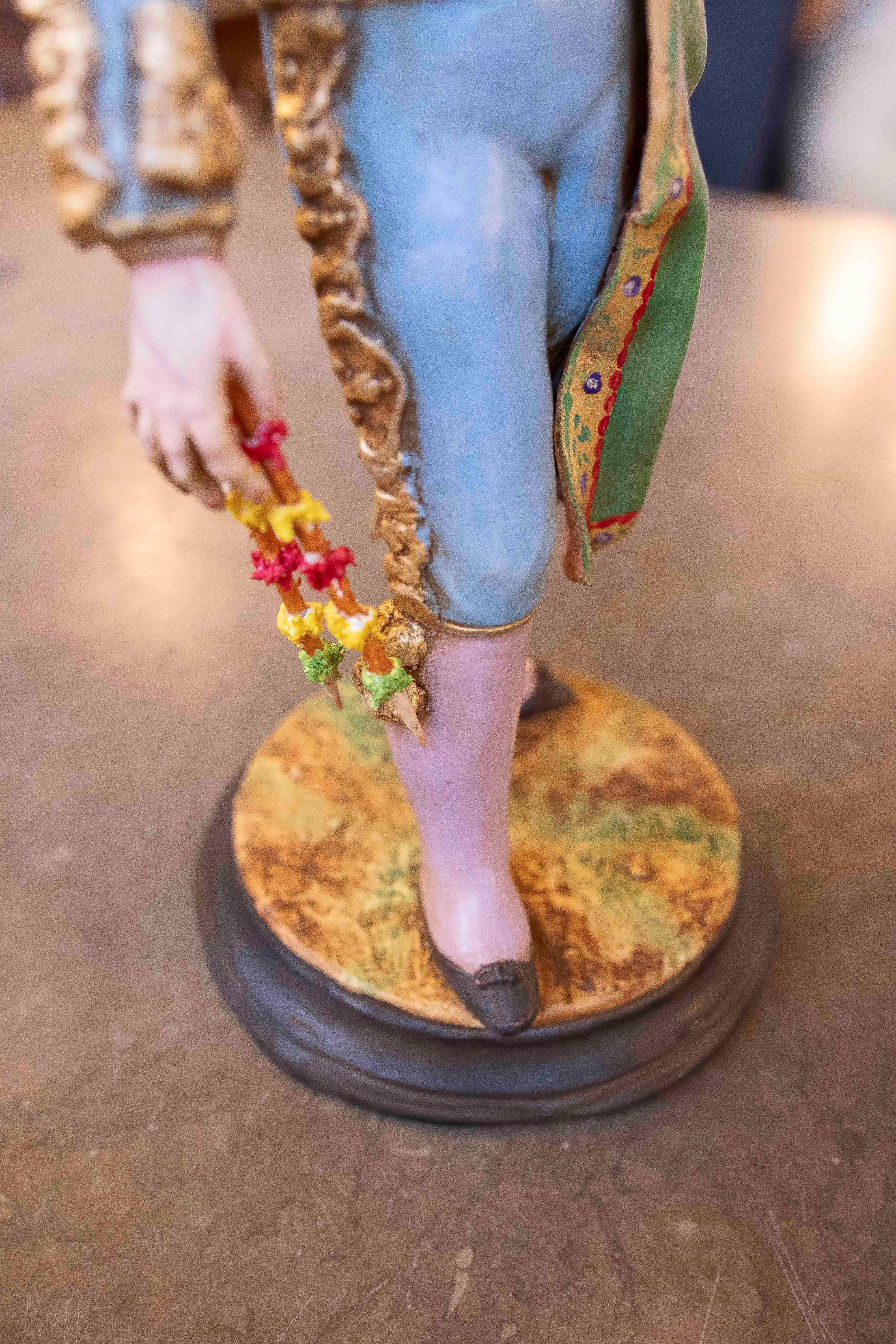 Escultura de Terracota Pintada a Mano de Torero Andaluz Firmada Jiménez Maris en venta 12