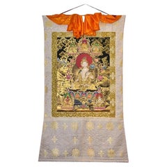 Hand Painted Thangka Gold White Tara 