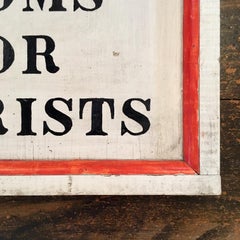 Hand-Painted Tourist Trade Sign, circa 1920s