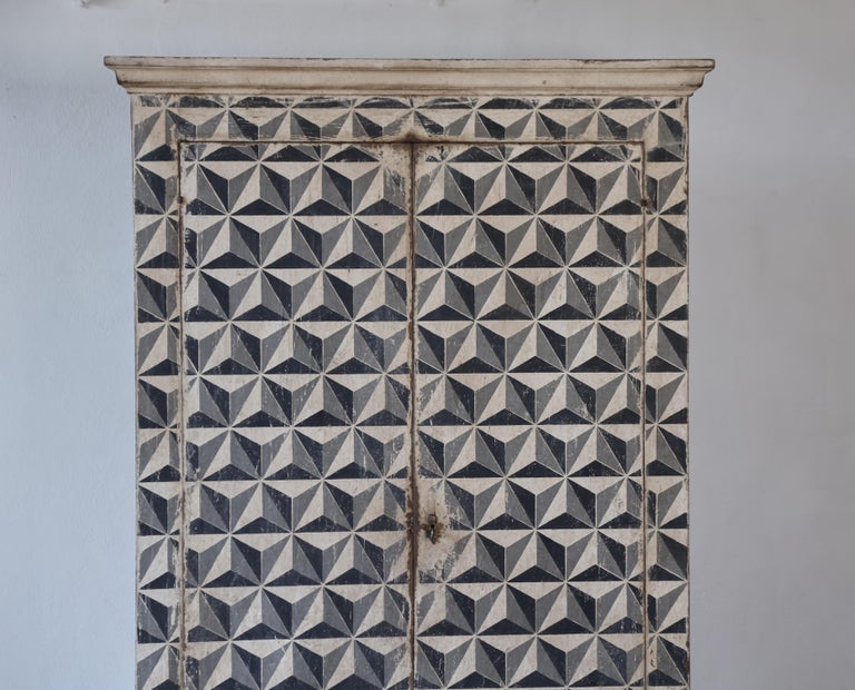 Hand Painted Tuscan Cupboard, Italy For Sale at 1stDibs