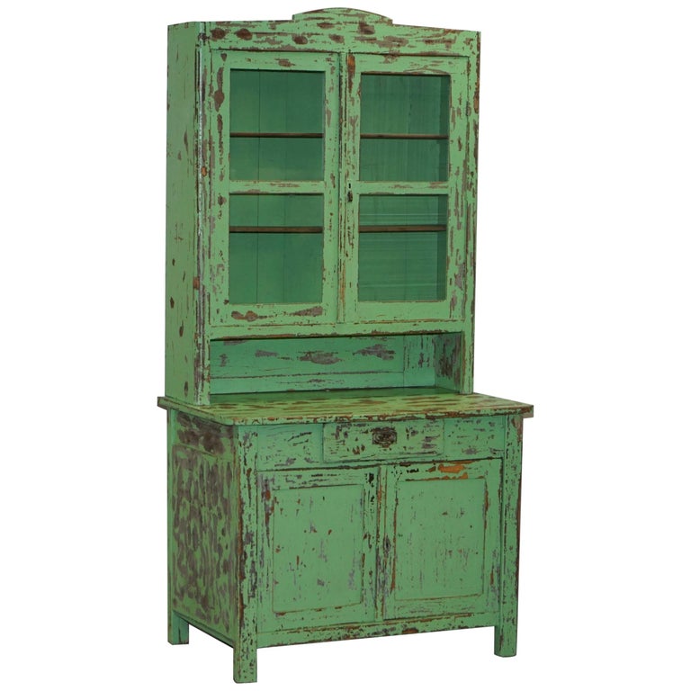 Hand-Painted Victorian cupboard, 19th century, offered by Royal House Antiques