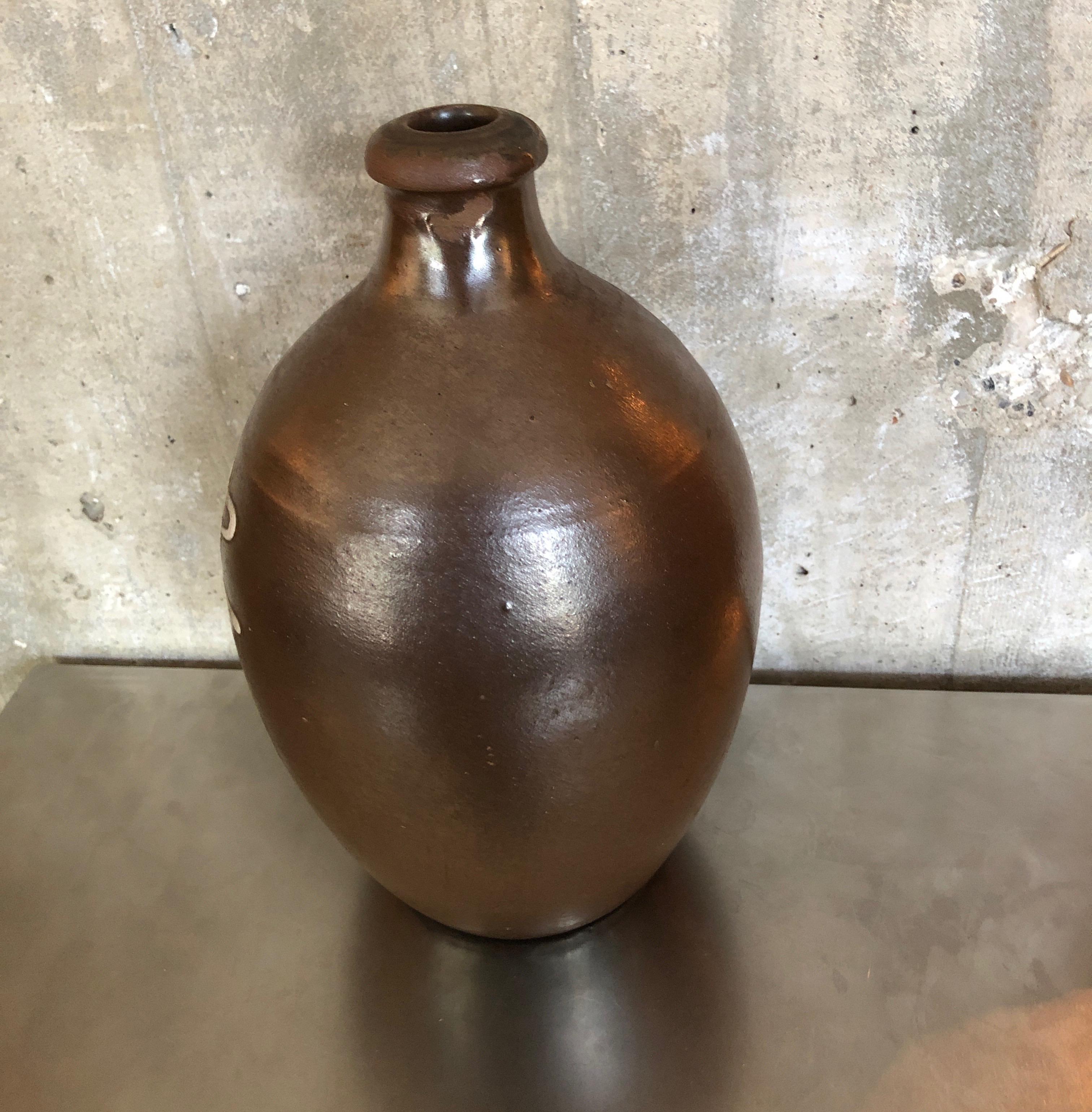 antique sake bottle