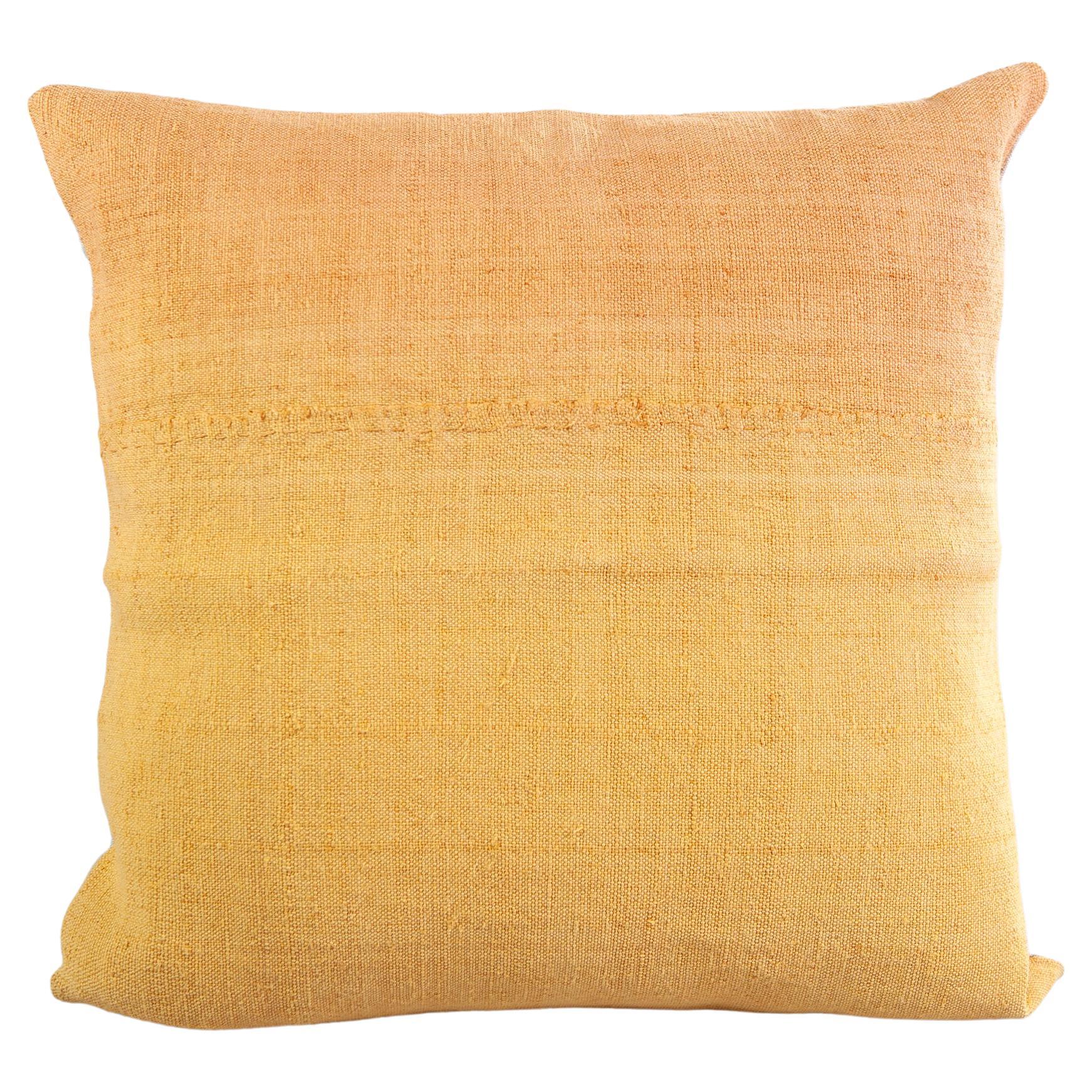 large yellow pillows