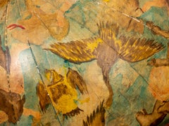 Hand Painted Zodiac Floor Globe