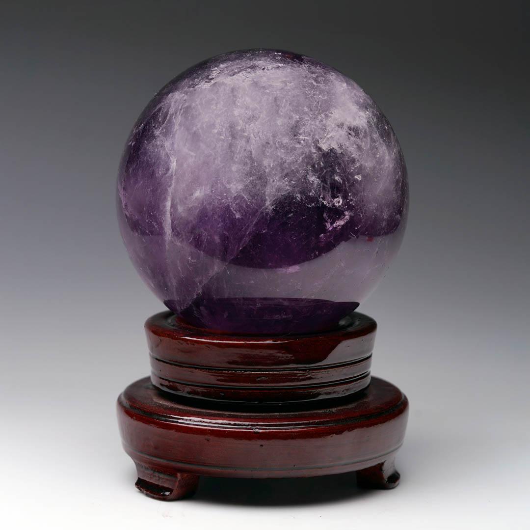 Esfera de Amatista Pulida a Mano - Diámetro 4,5 Siglo XXI y contemporáneo en venta