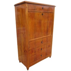 Hand Polished Biedermeier Secretary from circa 1830 Hand Polished Biedermeier Secretary from circa 1830