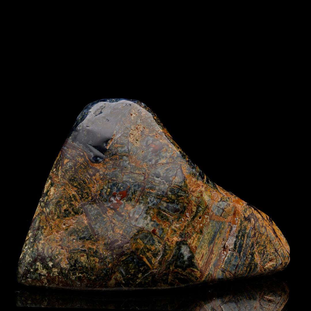 Contemporary Hand-Polished Pietersite Freeform II For Sale