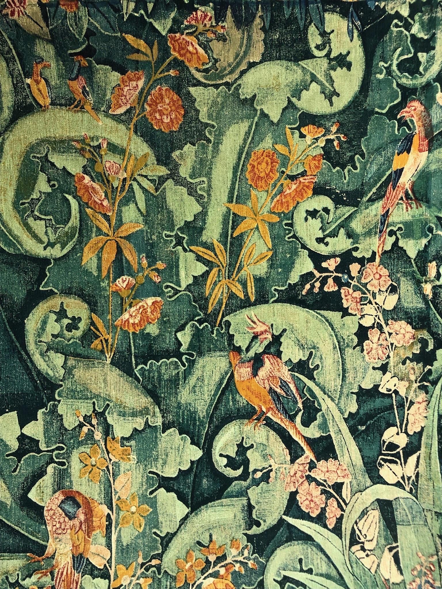 Hand Printed Audenarde Style Tapestry 3
