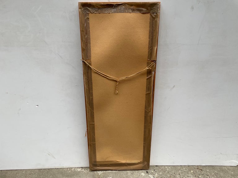 Hand Printed Swedish MidCentury Textile Art by Ilse Roempke, 1950´s