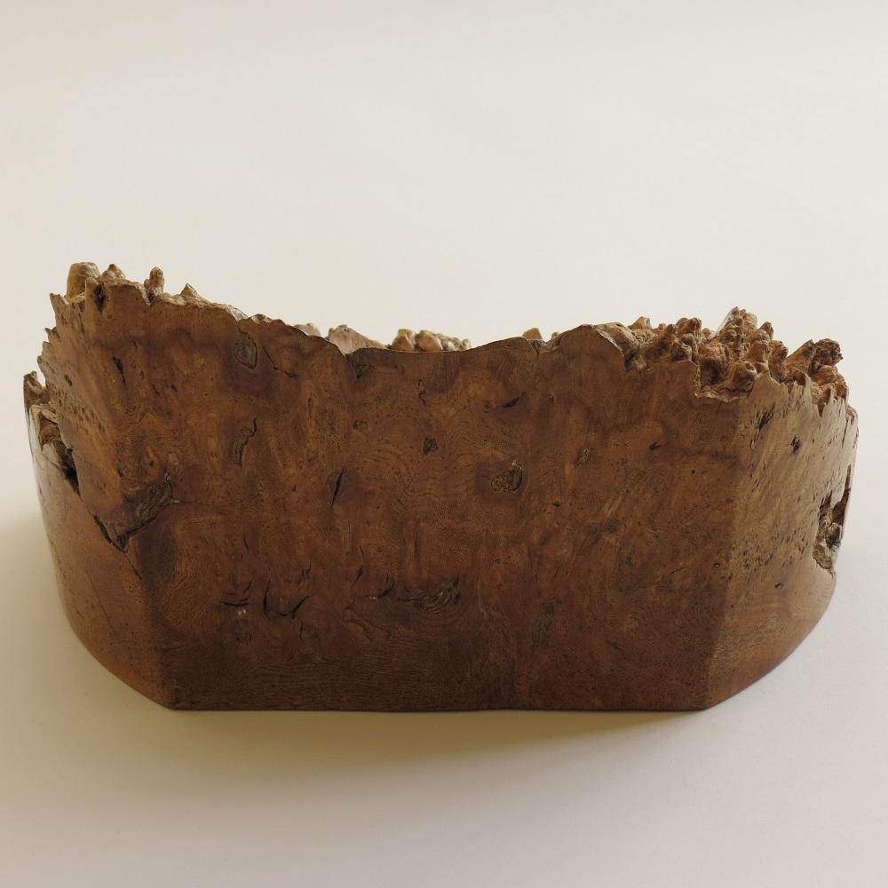 Hand Produced Vintage Burr Wood Gum Wood Sculptural Naturalist Wooden Bowl In Good Condition In Stow on the Wold, GB