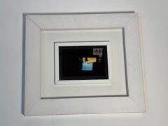 Photographie retouchée à la main par Mario Schifano