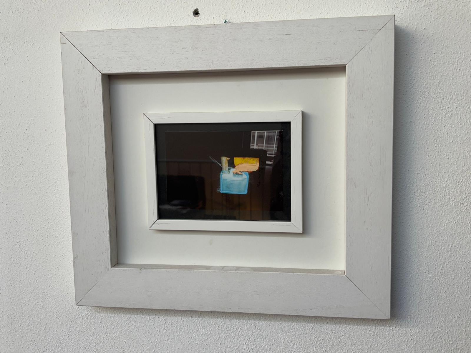 Handretuschete Fotografie von Mario Schifano (Ende des 20. Jahrhunderts) im Angebot