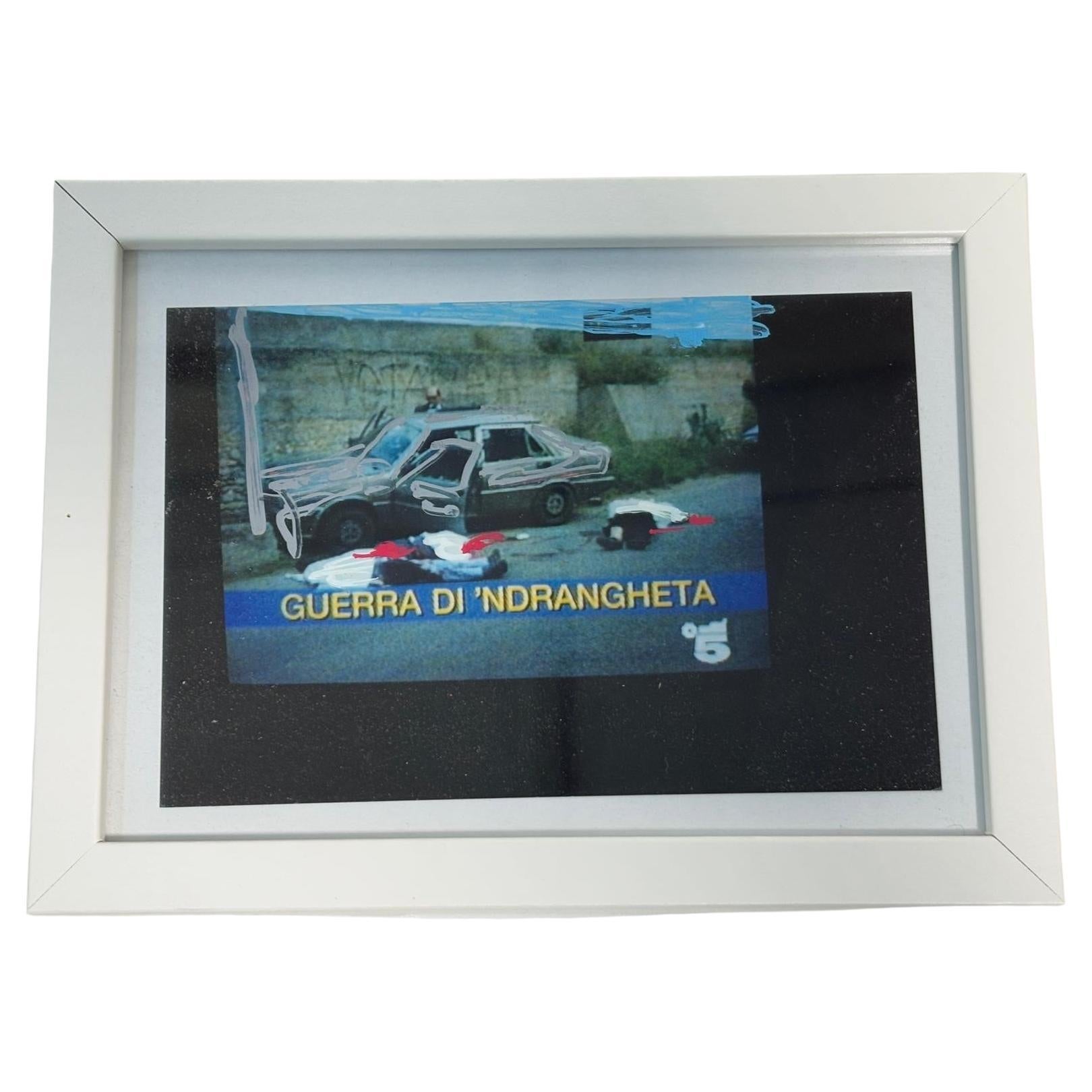 Handretuschete Fotografie von Mario Schifano