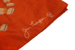Hand rolled Jim Thompson Silk Scarf