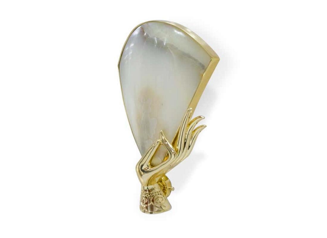 European Hand Sconce For Sale
