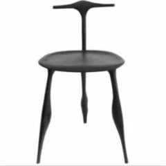 Hand-Sculpted and Signed Chair by Cedric Breisacher