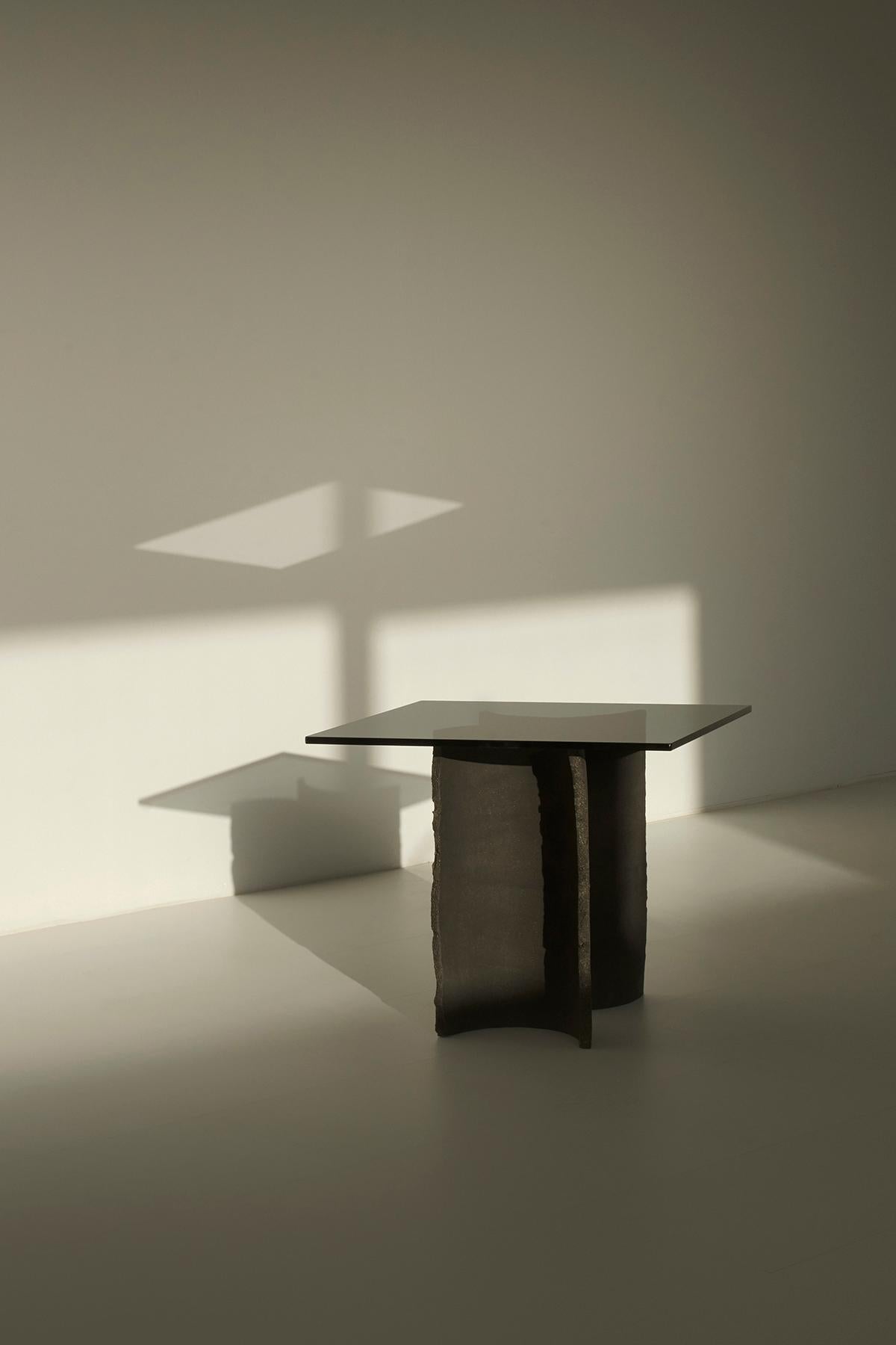 Hand-Sculpted Clay Table by Sanna Völker For Sale 2