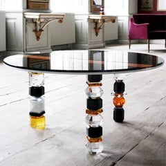 Hand-Sculpted Contemporary Crystal Table