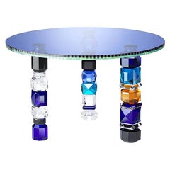 Hand-Sculpted Detroit Contemporary Crystal Table