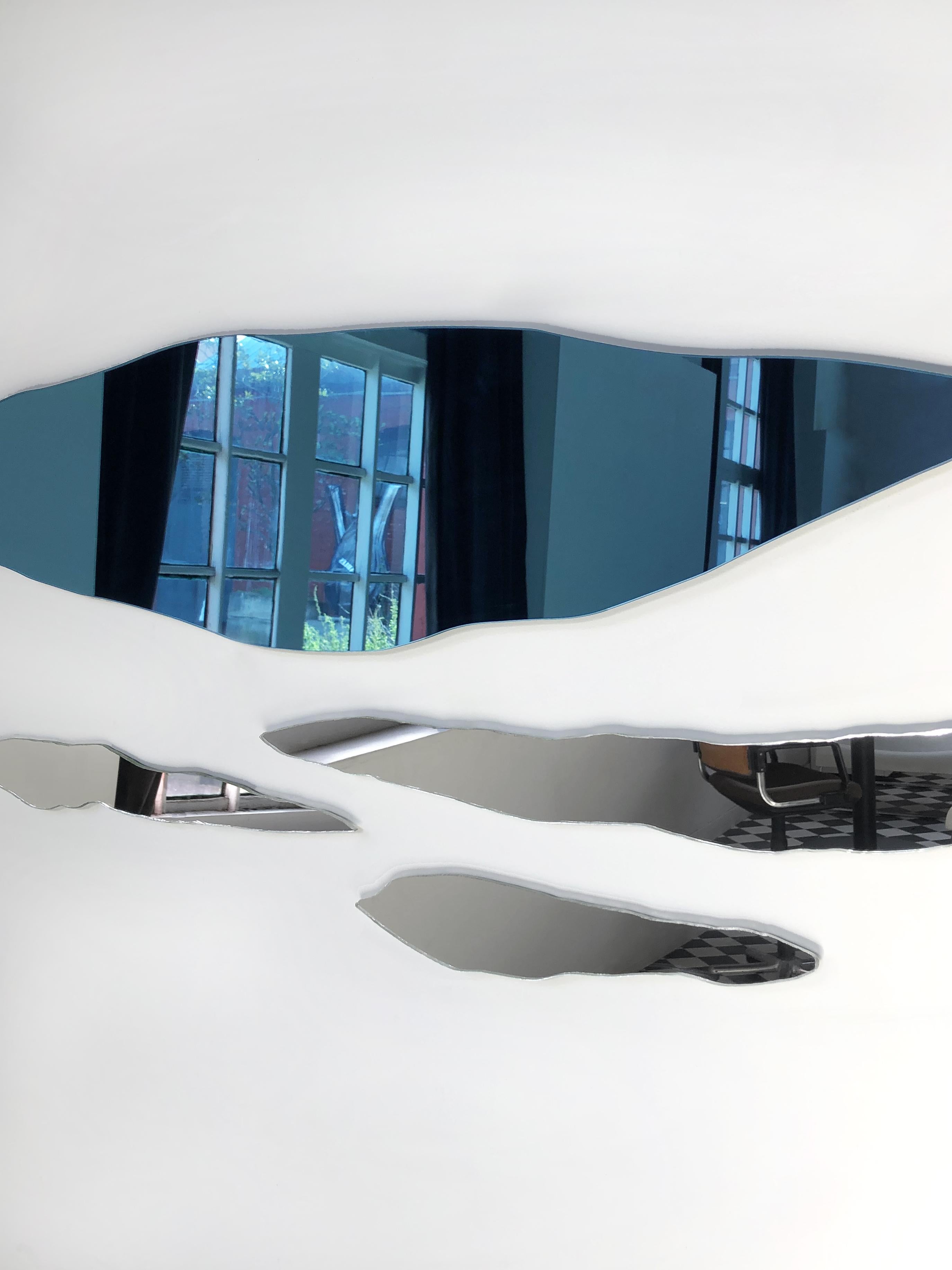 Hand-Sculpted Horizon Mirror, Laurene Guarneri In New Condition In Geneve, CH