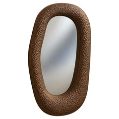 Hand-Sculpted Organic Wall Mirror in Exclusive Bronze Patina by Sidani Design