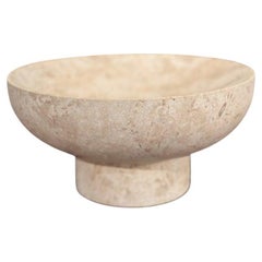 Hand Sculpted Vase Crafted from Mayan Travertine by Taller Maya, 2024