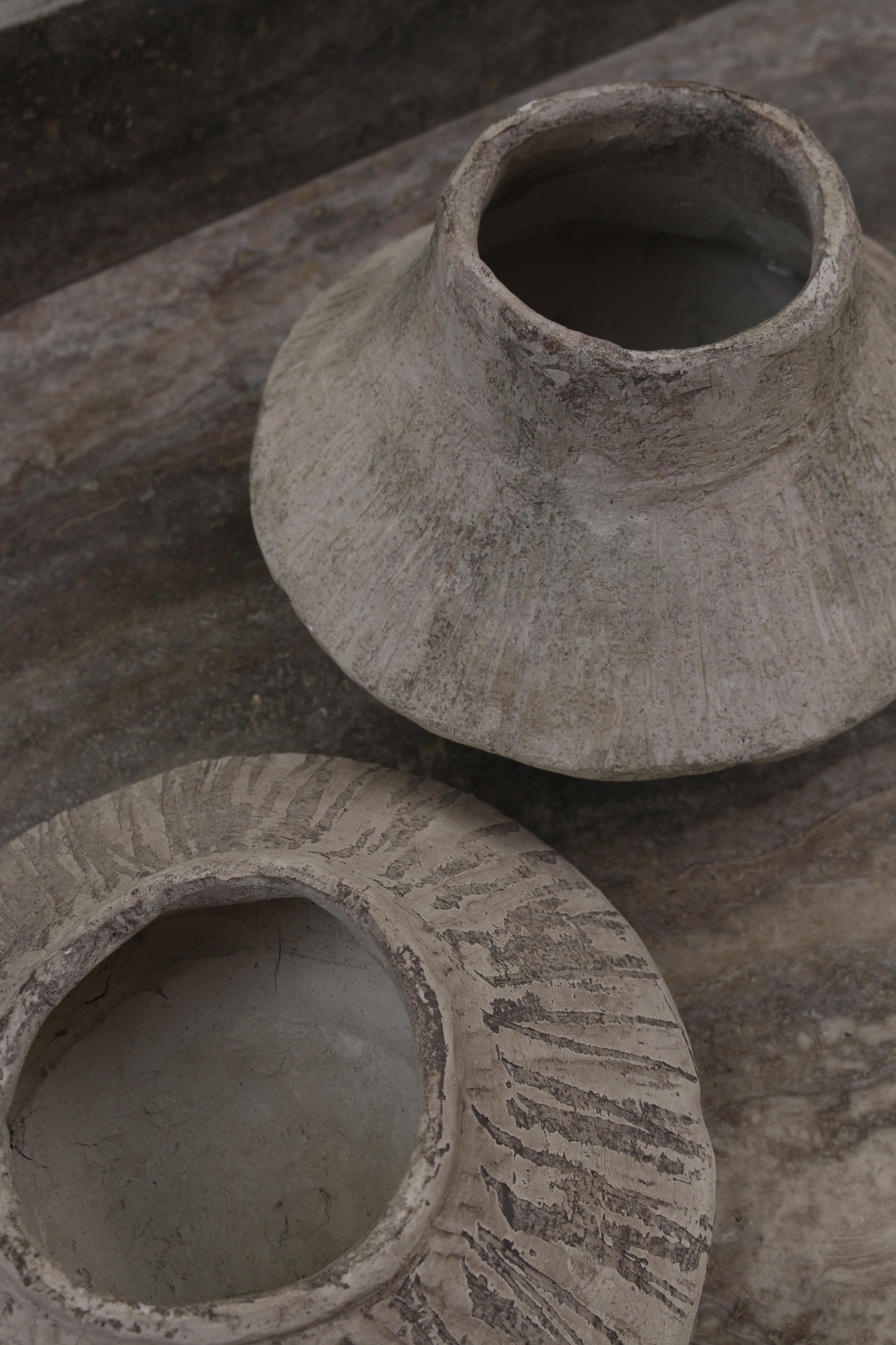 Clay Hand-Sculpted Vase Edit 3.2 For Sale