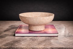 Hand Sculpted Vase, Mayan Travertine, Taller Maya, 2024