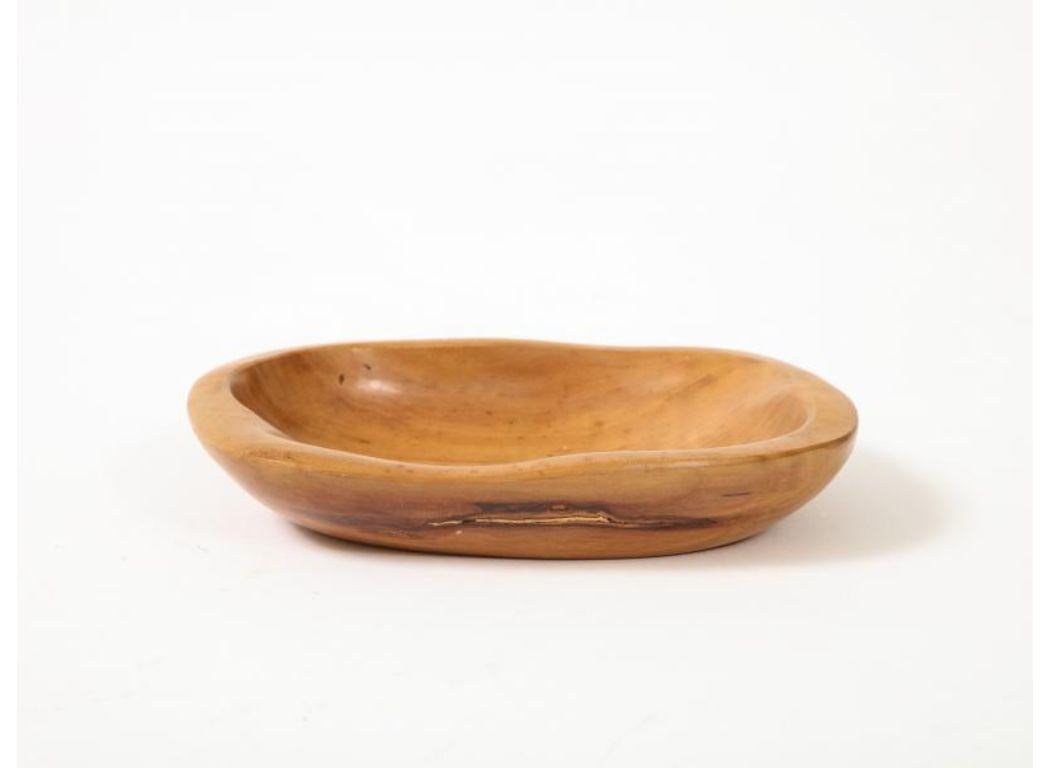 Hand-Sculpted Wooden Dish by Odile Noll, c. 1950 For Sale 3