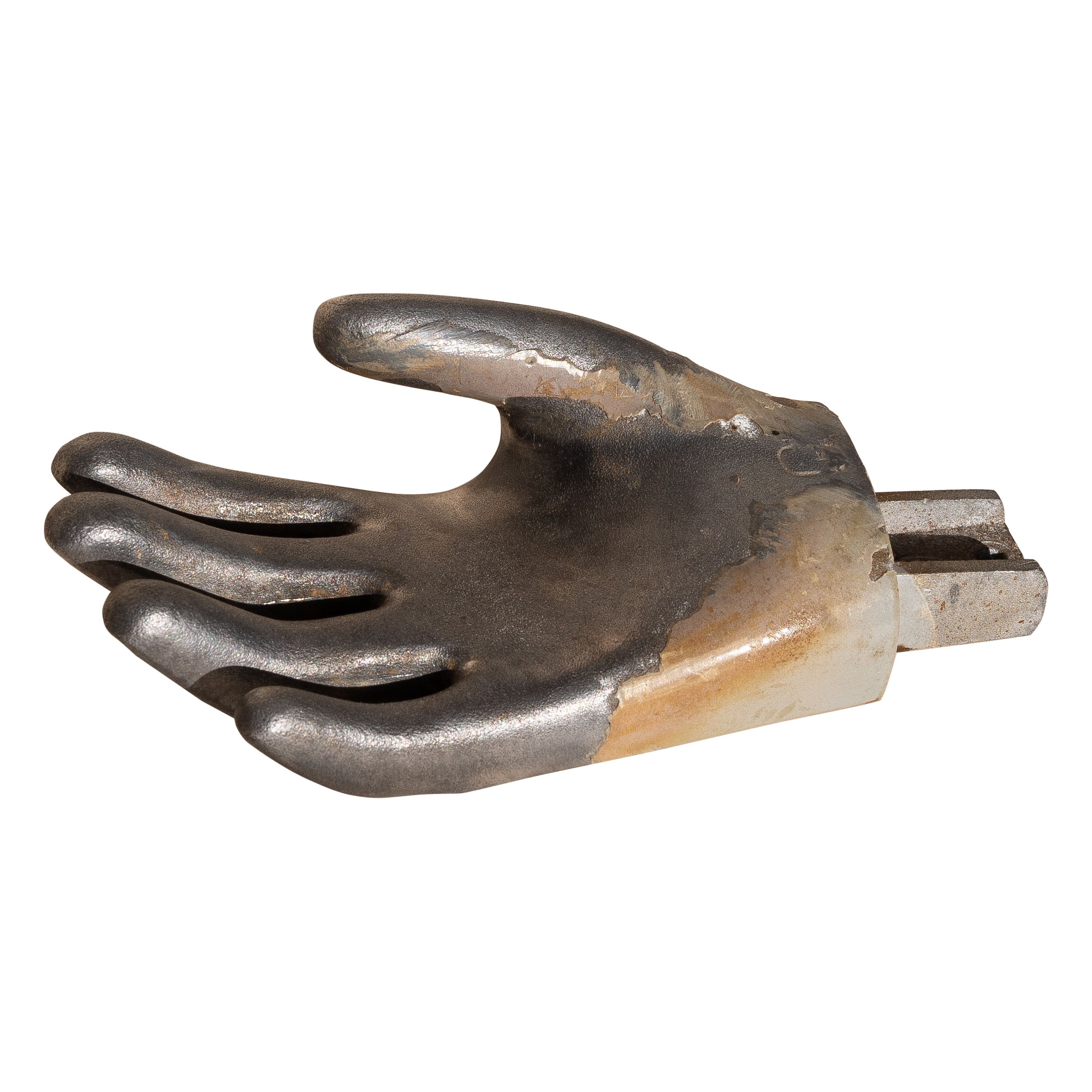 Hand Sculpture- Industrial Metal Glove Mold Hand from French Factory, 1950s For Sale