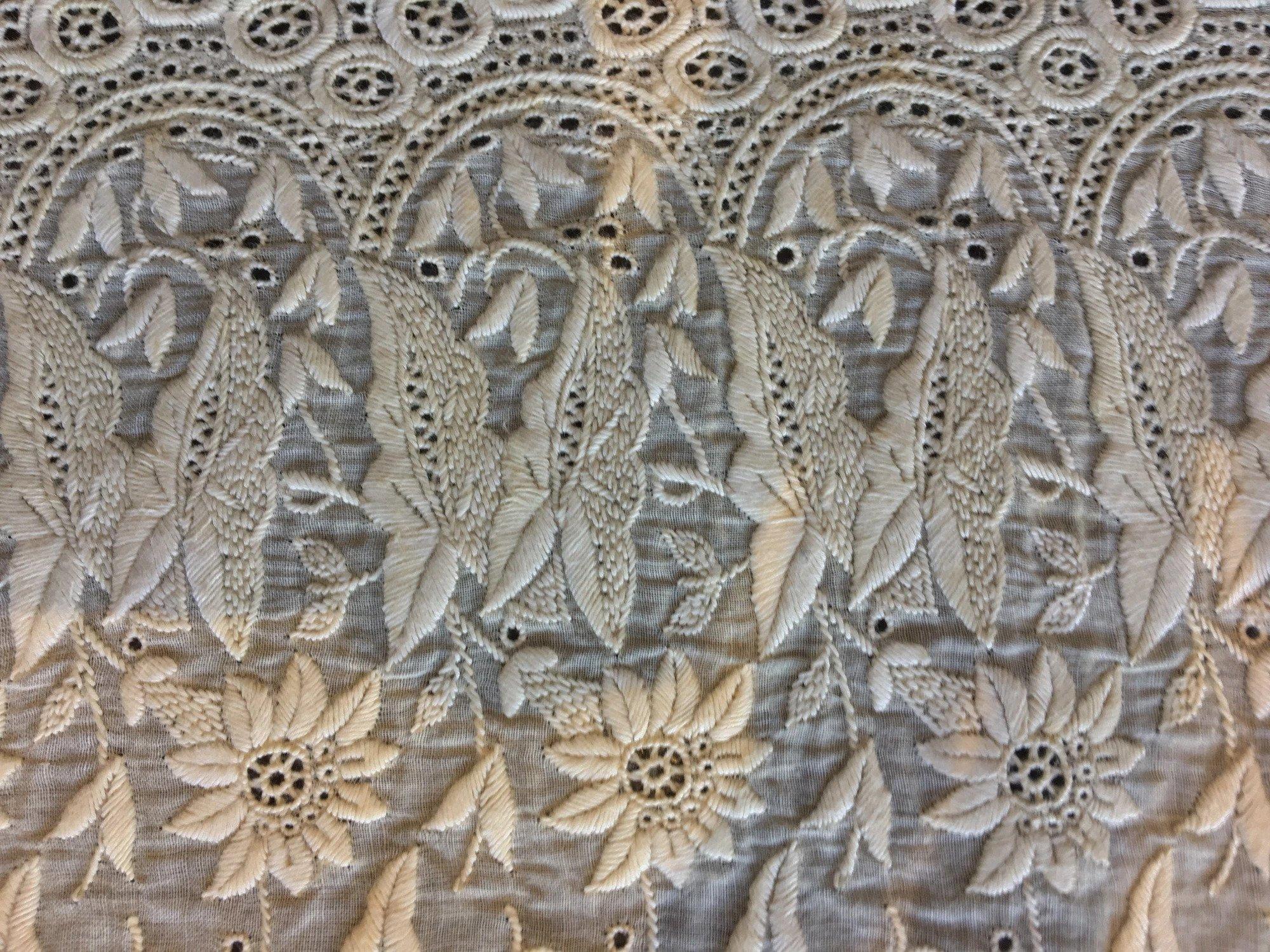 French Provincial Hand-Sewn French Lace, Needlework, 18th-19th Century