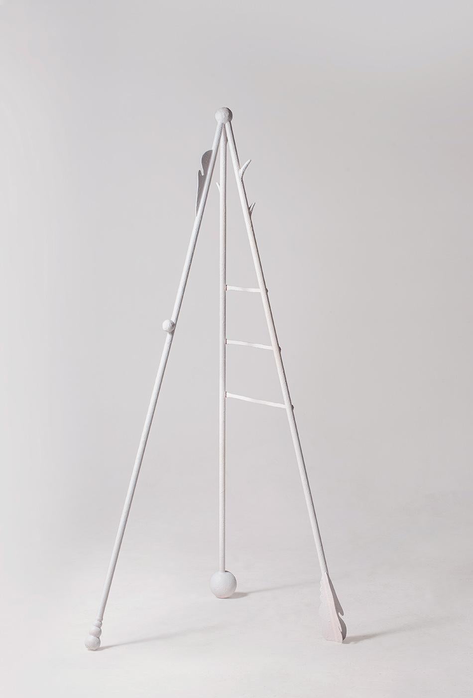 Italian Hand-Shaped and Welded Iron Elements Coatrack by Valentina Cameranesi For Sale