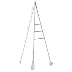 Hand-Shaped and Welded Iron Elements Coatrack by Valentina Cameranesi