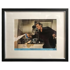 Hand Signed by Roger Moore, Live and Let Die, Framed Poster, 1973