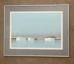 Hand Signed Limited Edition Lithograph "Lagune" by Pierre Doutreleau