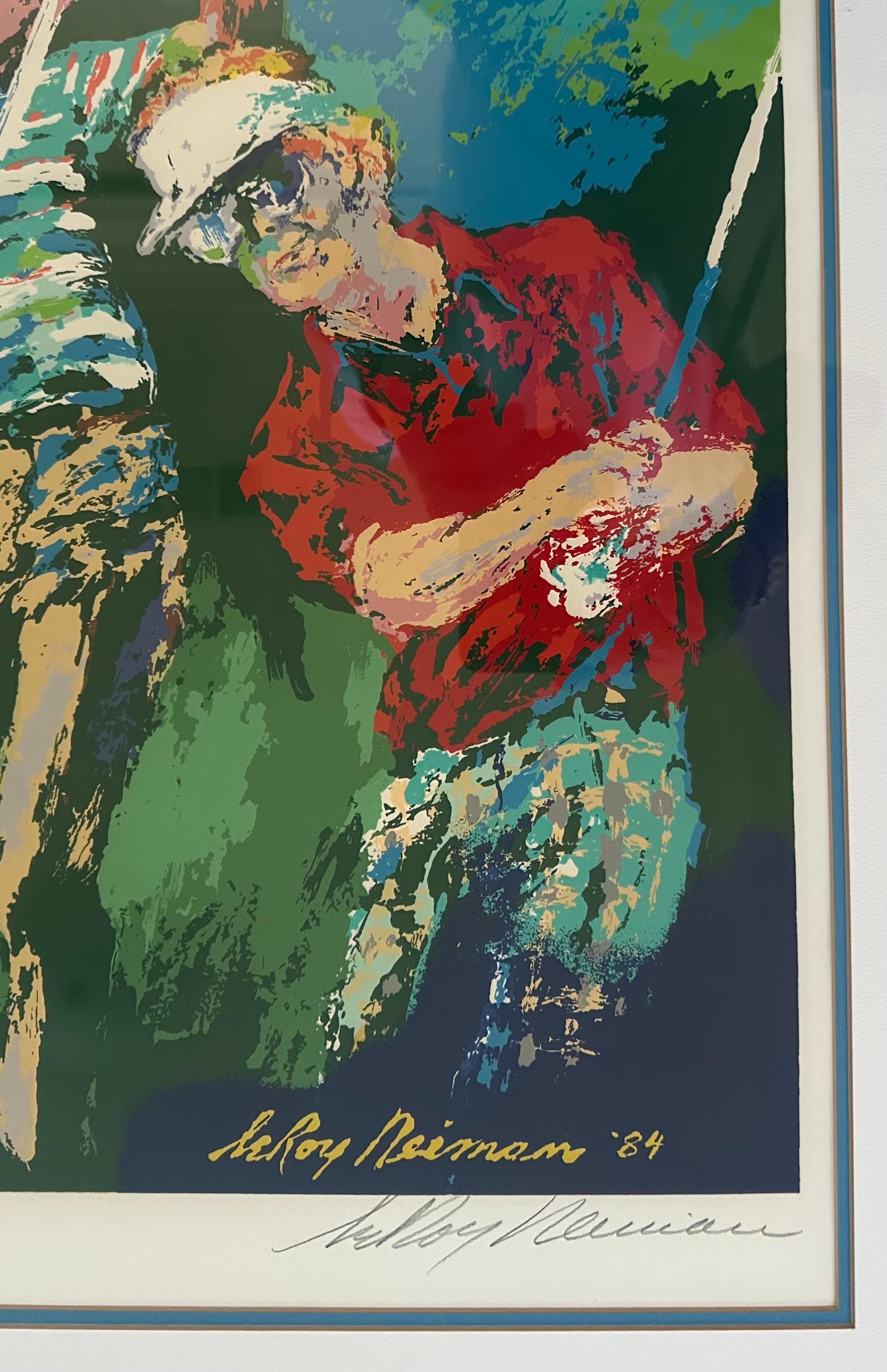 Serigraphie en édition limitée « Golf Winners » signée à la main par Leroy Neiman en vente 4