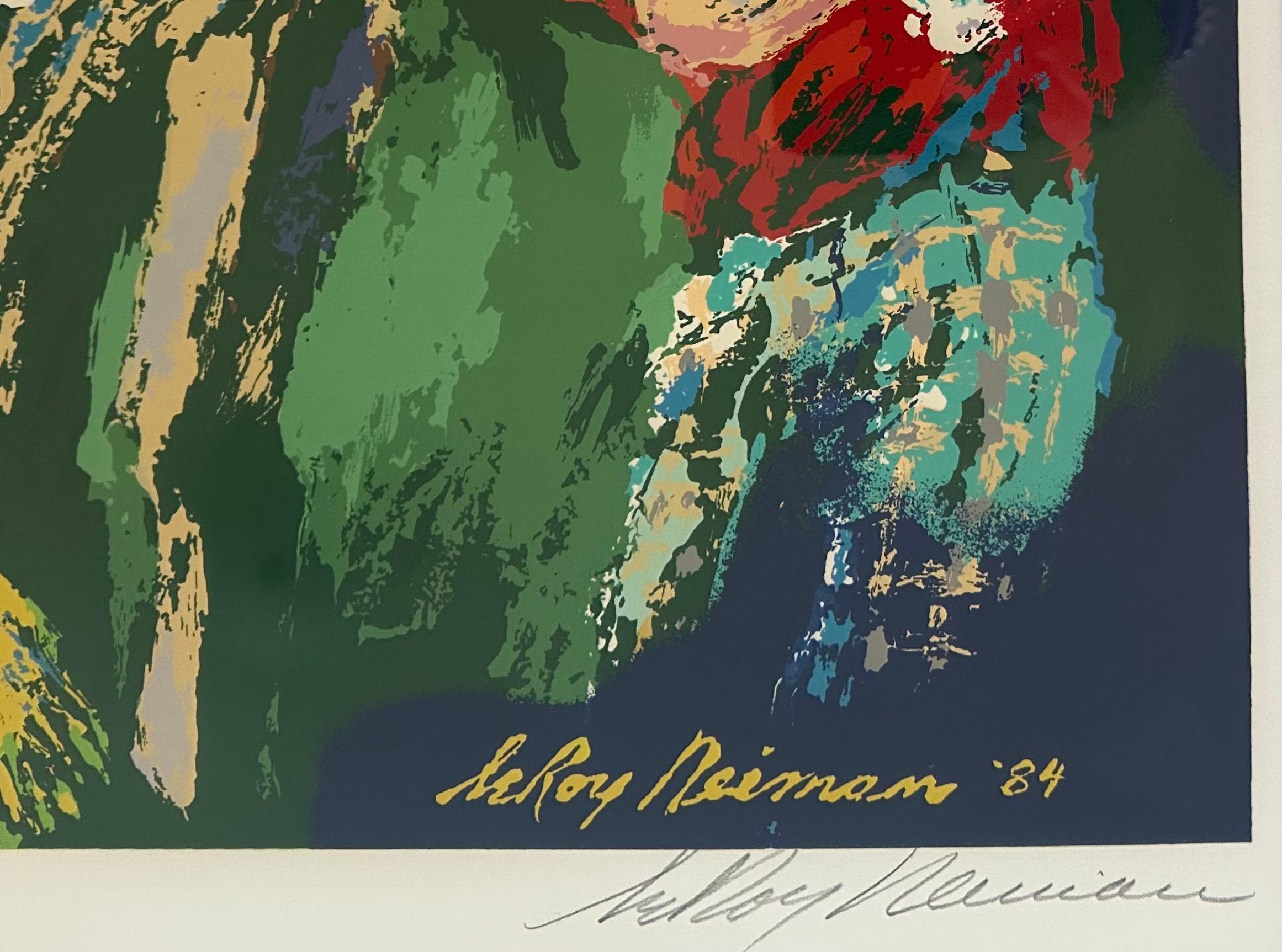 Serigraphie en édition limitée « Golf Winners » signée à la main par Leroy Neiman en vente 5