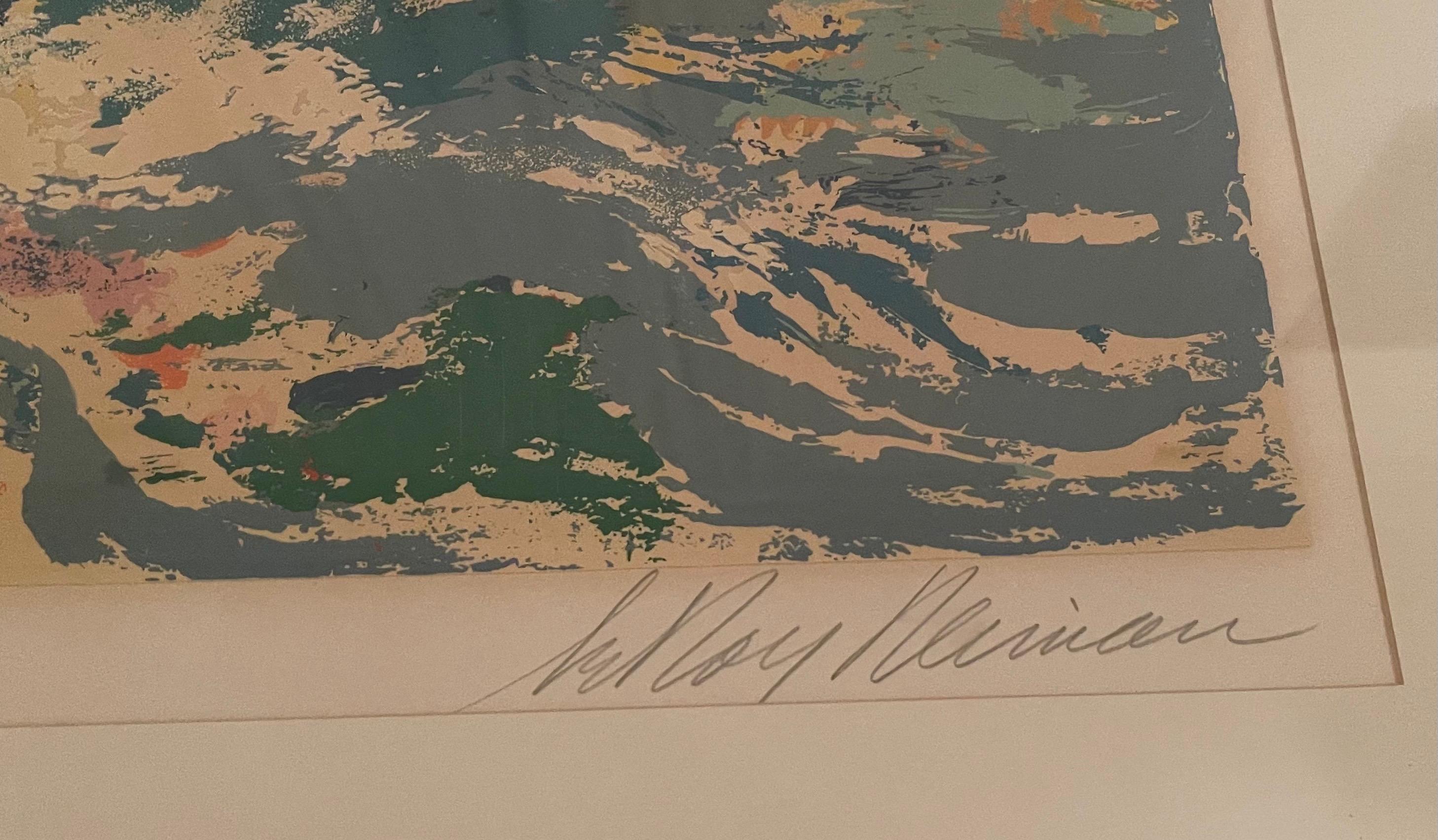 Sérigraphie en édition limitée signée à la main ' Windsurfer ' de Leroy Neiman en vente 2