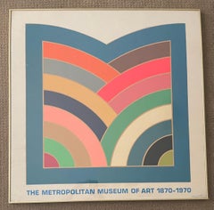 Hand Signed Ltd Edition Serigraph "MOMA 1870-1970 Centennial" by Frank Stella