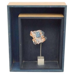 Vintage Hand Signed M.Caval Framed Sculpture, 1998